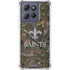 NFL New Orleans Saints Realtree Xtra Green Camo Moto G 5G (2025) Clear Case