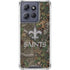 NFL New Orleans Saints Realtree Xtra Green Camo Moto G Play 5G (2025) Clear Case