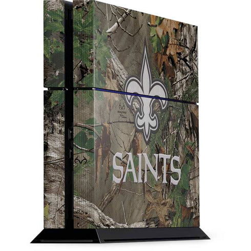 NFL New Orleans Saints Realtree Xtra Green Camo PlayStation PS4 Skins