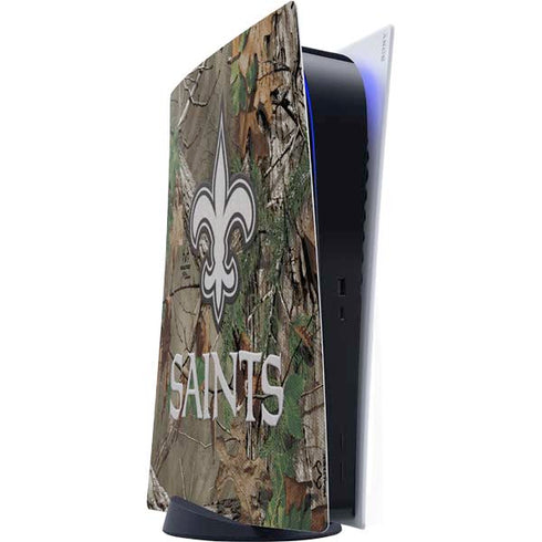NFL New Orleans Saints Realtree Xtra Green Camo PlayStation PS5 Skins