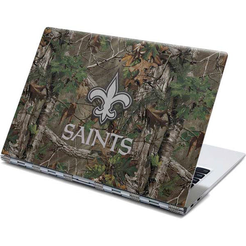 NFL New Orleans Saints Realtree Xtra Green Camo Yoga 910 2-in-1 14in Touch-Screen Skin