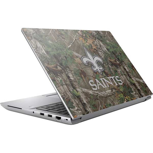 NFL New Orleans Saints Realtree Xtra Green Camo HP ZBook Fury 16 G10 Skin
