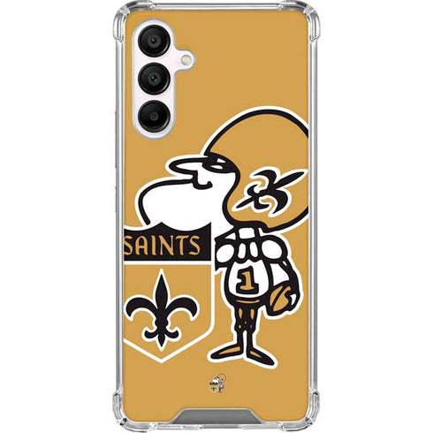 NFL New Orleans Saints Retro Logo Galaxy A16 5G Clear Case
