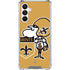 NFL New Orleans Saints Retro Logo Galaxy A16 5G Clear Case