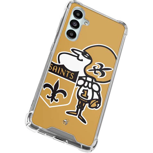NFL New Orleans Saints Retro Logo Galaxy A16 5G Clear Case