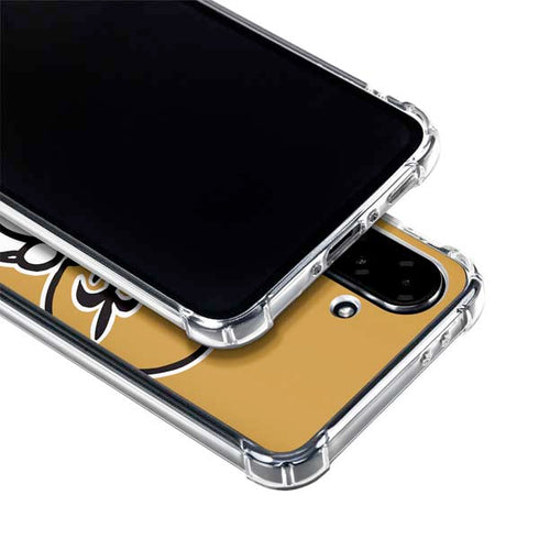 NFL New Orleans Saints Retro Logo Galaxy A36 5G Clear Case