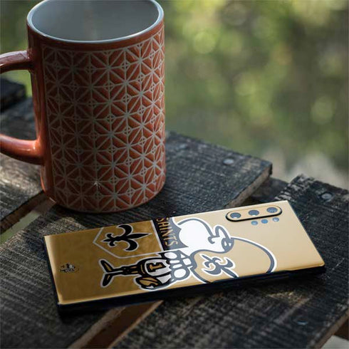 NFL New Orleans Saints Retro Logo Galaxy Note 10 Plus Skin
