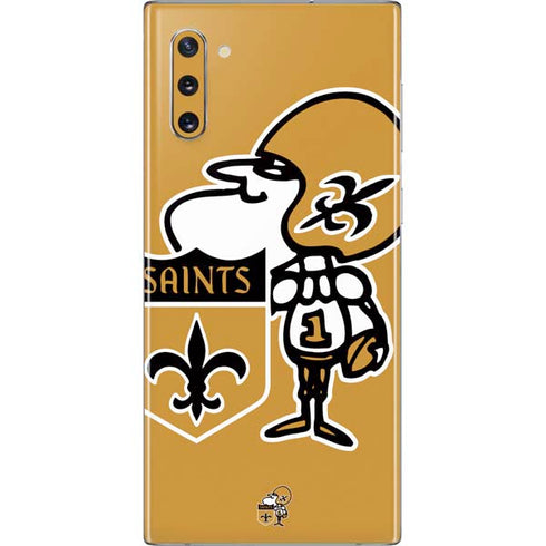 NFL New Orleans Saints Retro Logo Galaxy Note 10 Skin