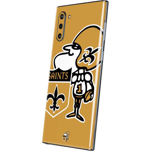 NFL New Orleans Saints Retro Logo Galaxy Note 10 Skin