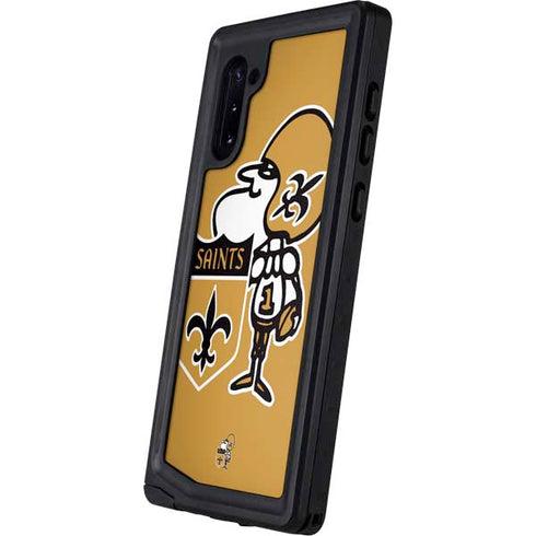 NFL New Orleans Saints Retro Logo Galaxy Note 10 Waterproof Case