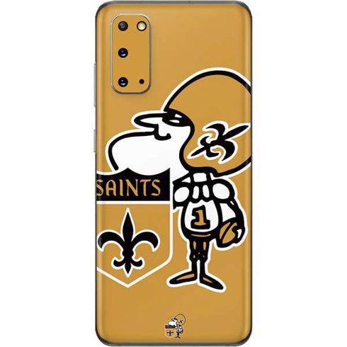 NFL New Orleans Saints Retro Logo Galaxy S20 Skin