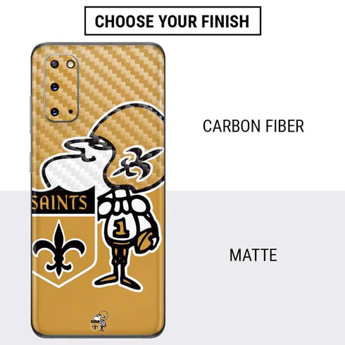 NFL New Orleans Saints Retro Logo Galaxy S20 Skin