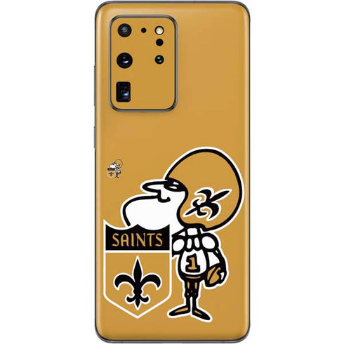 NFL New Orleans Saints Retro Logo Galaxy S20 Ultra 5G Skin