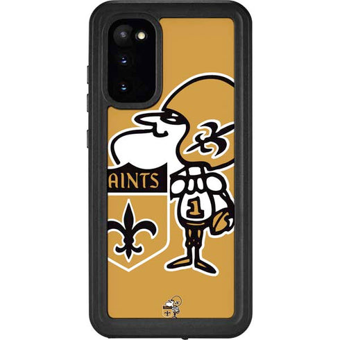 NFL New Orleans Saints Retro Logo Galaxy S20 Waterproof Case