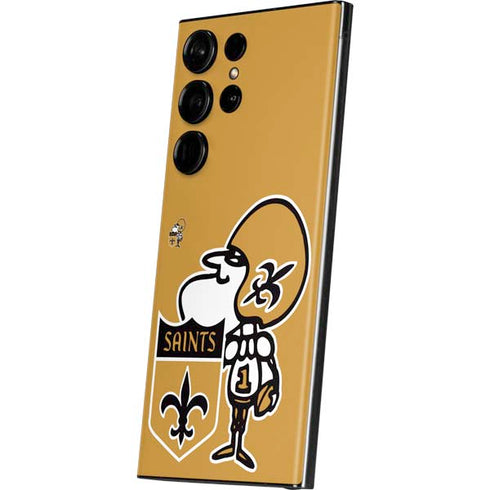 NFL New Orleans Saints Retro Logo Galaxy Skins