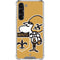 NFL New Orleans Saints Retro Logo Galaxy S24 FE Clear Case
