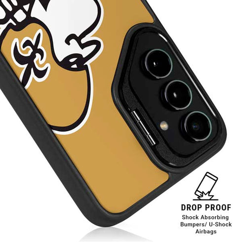 NFL New Orleans Saints Retro Logo Galaxy S25 Kickstand Case
