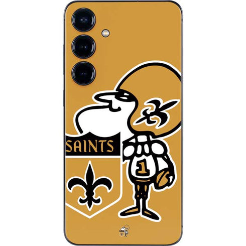 NFL New Orleans Saints Retro Logo Galaxy S25 Plus Skin