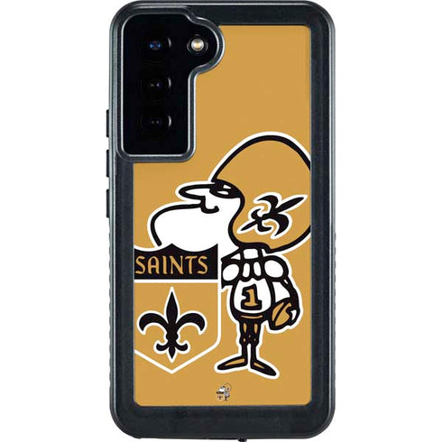 NFL New Orleans Saints Retro Logo Galaxy S24 Plus Waterproof Case