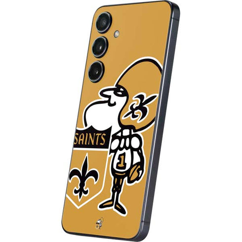 NFL New Orleans Saints Retro Logo Galaxy S25 Skin