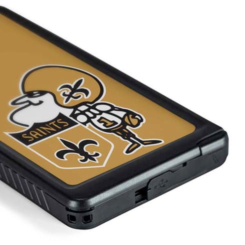 NFL New Orleans Saints Retro Logo Galaxy S24 Ultra Waterproof Case