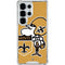 NFL New Orleans Saints Retro Logo Galaxy S25 Ultra Clear Case