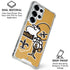 NFL New Orleans Saints Retro Logo Galaxy S25 Ultra Clear Case