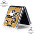 NFL New Orleans Saints Retro Logo Galaxy Z Flip6 Clear Case