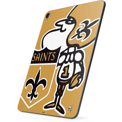 NFL New Orleans Saints Retro Logo Apple iPad Pro Skin