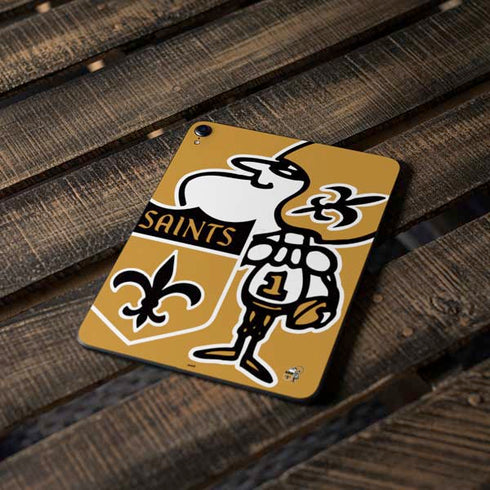 NFL New Orleans Saints Retro Logo Apple iPad Pro Skin