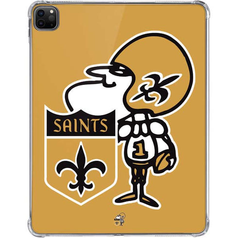 NFL New Orleans Saints Retro Logo iPad Pro 11in (2024) Clear Case