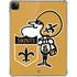 NFL New Orleans Saints Retro Logo iPad Pro 11in (2024) Clear Case