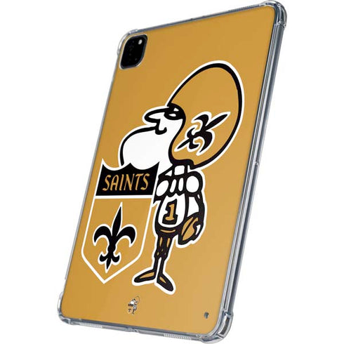 NFL New Orleans Saints Retro Logo iPad Pro 11in (2024) Clear Case
