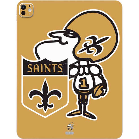 NFL New Orleans Saints Retro Logo iPad Pro 13in M4 (2024) Skin