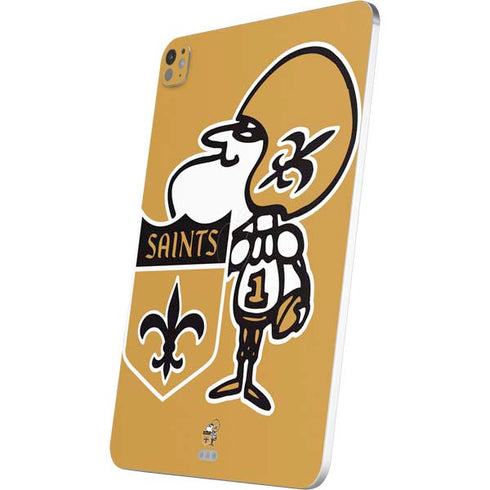 NFL New Orleans Saints Retro Logo iPad Pro 13in M4 (2024) Skin