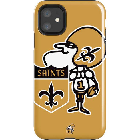 NFL New Orleans Saints Retro Logo iPhone 11 Impact Case
