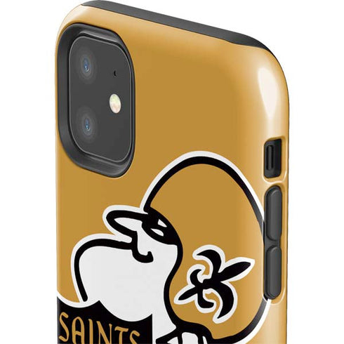 NFL New Orleans Saints Retro Logo iPhone 11 Impact Case