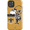 NFL New Orleans Saints Retro Logo iPhone 11 Pro Max Impact Case