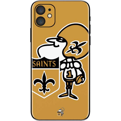 NFL New Orleans Saints Retro Logo iPhone 11 Skin