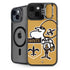 NFL New Orleans Saints Retro Logo iPhone 14 Kickstand Case