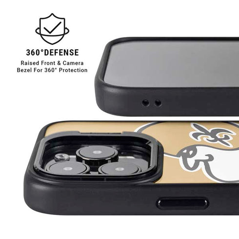 NFL New Orleans Saints Retro Logo iPhone 14 Pro Max Kickstand Case