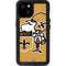 NFL New Orleans Saints Retro Logo iPhone 15 Plus Waterproof Case