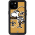 NFL New Orleans Saints Retro Logo iPhone 15 Plus Waterproof Case