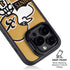 NFL New Orleans Saints Retro Logo iPhone 15 Pro Kickstand Case