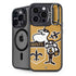 NFL New Orleans Saints Retro Logo iPhone 15 Pro Max Kickstand Case