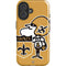 NFL New Orleans Saints Retro Logo iPhone 16 Magsafe Impact Case