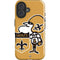 NFL New Orleans Saints Retro Logo iPhone 16 Plus Impact Case