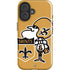 NFL New Orleans Saints Retro Logo iPhone 16 Plus Impact Case
