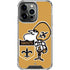 NFL New Orleans Saints Retro Logo iPhone 16 Pro Clear Case