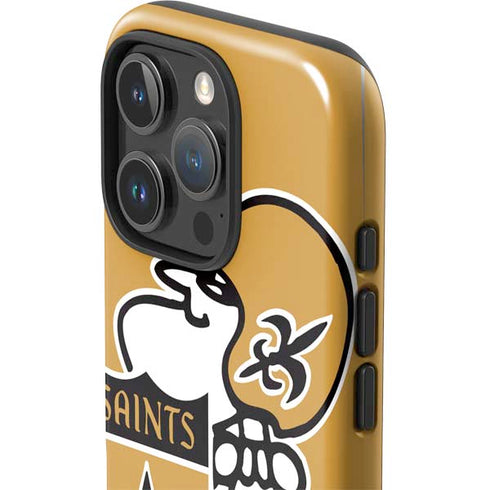 NFL New Orleans Saints Retro Logo iPhone 16 Pro Impact Case